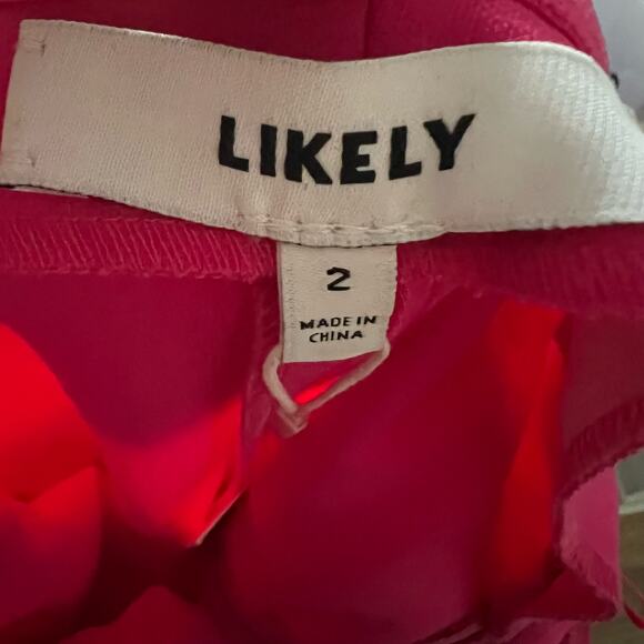 Likely Laurens Fuchsia Pink Strapless Cocktail Dress Size 2 - Picture 9 of 11